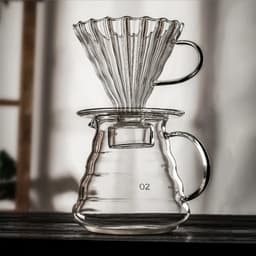 image-WUJIAWU Glass Coffee Maker 500ml
