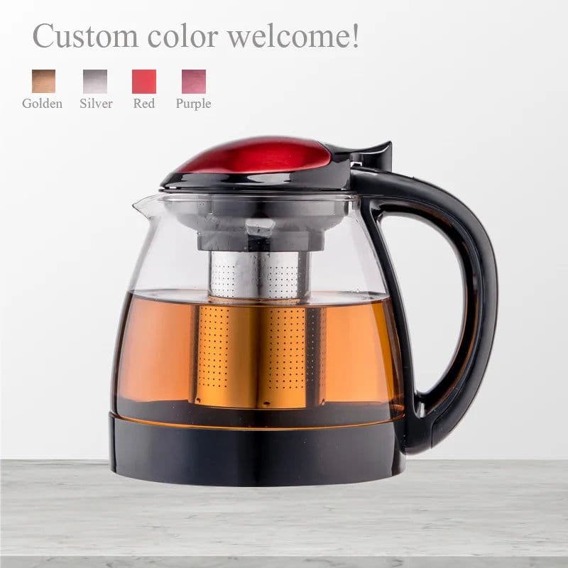 image-Fushida Glass Teapot AS-085A 1500ML Filter Infuser