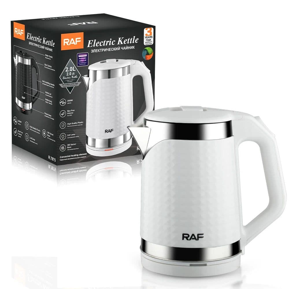 image-Cordless Electric Kettle KE03001 1500W Stainless Steel
