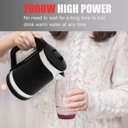 image-Cordless Electric Kettle KE03001 1500W Stainless Steel