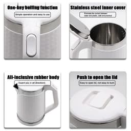 image-Cordless Electric Kettle KE03001 1500W Stainless Steel