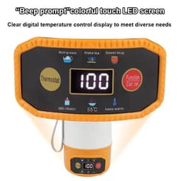 image-Jingpeng Portable Electric Kettle 1L 12V/110V Car Home