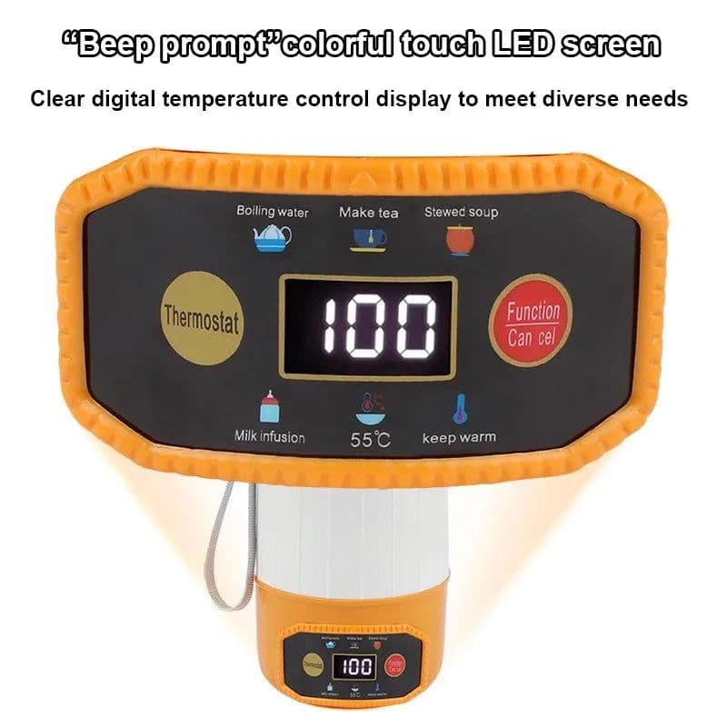 image-Jingpeng Portable Electric Kettle 1L 12V/110V Car Home