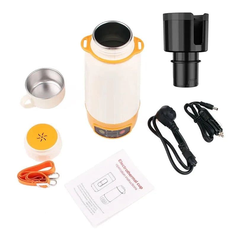 image-Jingpeng Portable Electric Kettle 1L 12V/110V Car Home