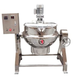 image-QR Industrial Jacketed Kettle Mixer 7000L