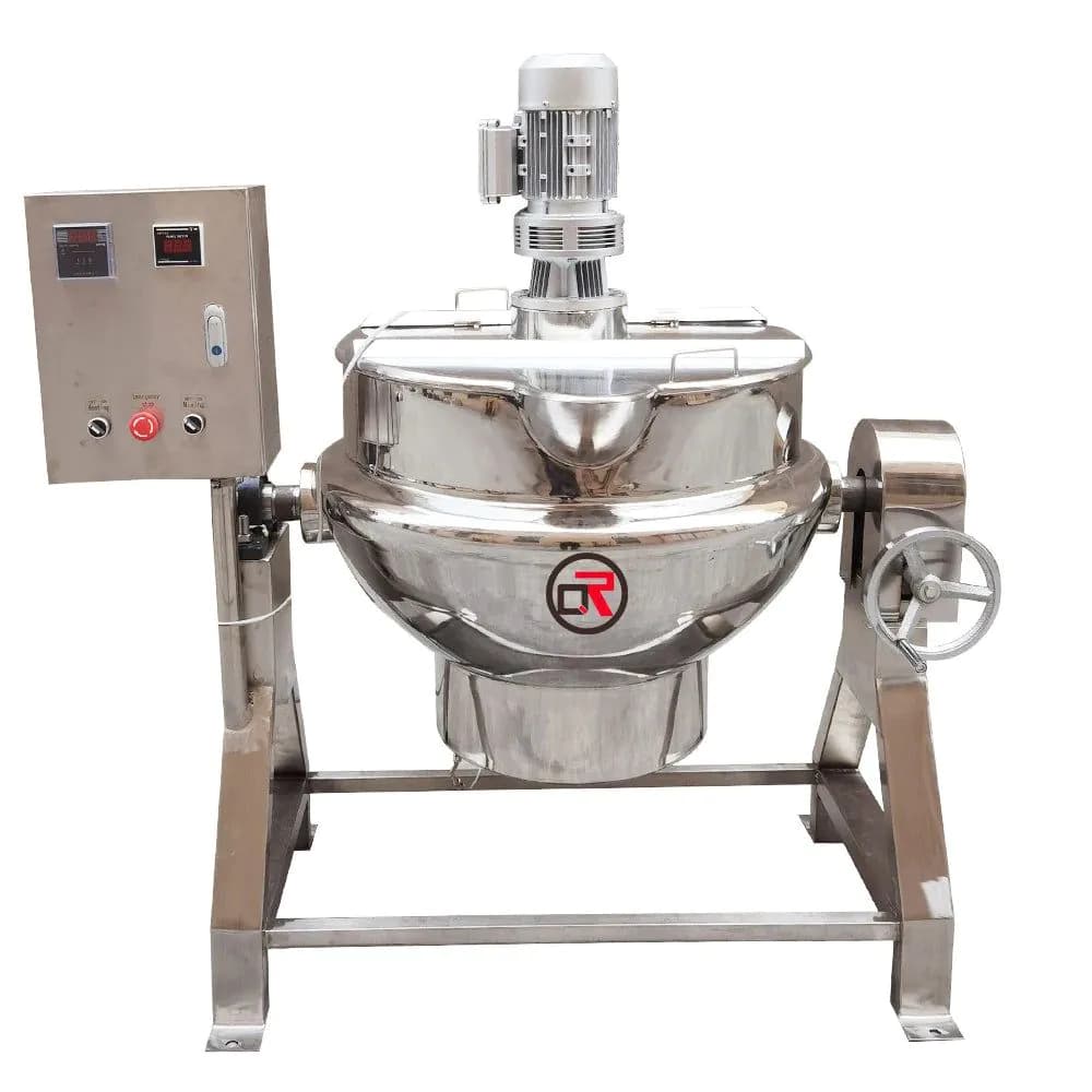 image-QR Industrial Jacketed Kettle Mixer 7000L