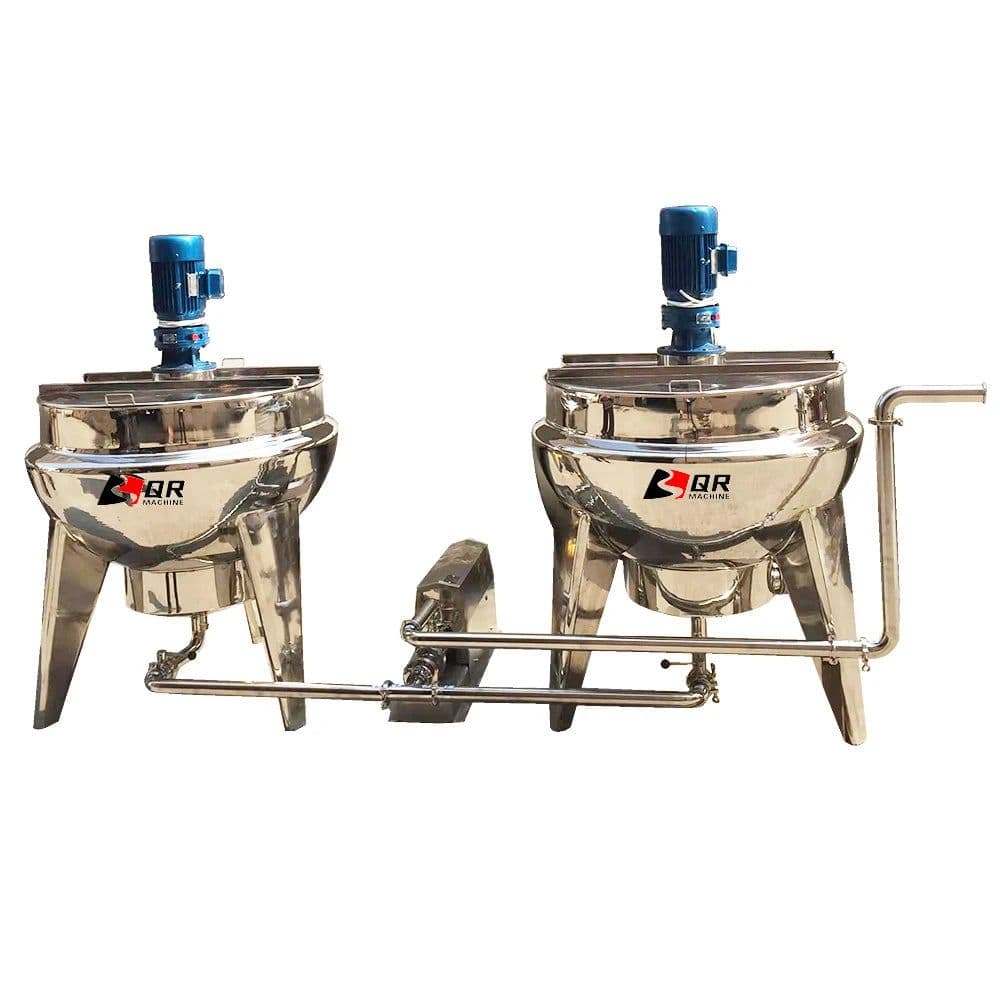 image-QR Industrial Jacketed Kettle Mixer 7000L