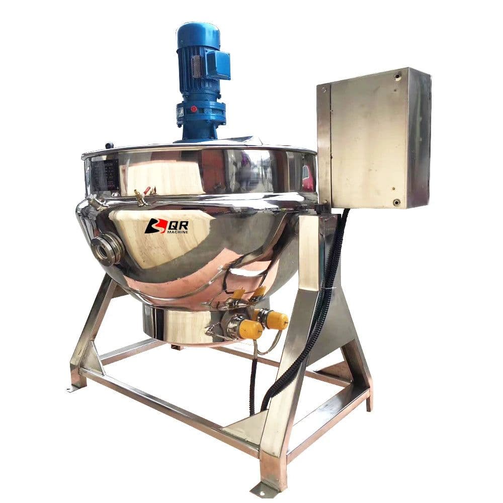 image-QR Industrial Jacketed Kettle Mixer 7000L