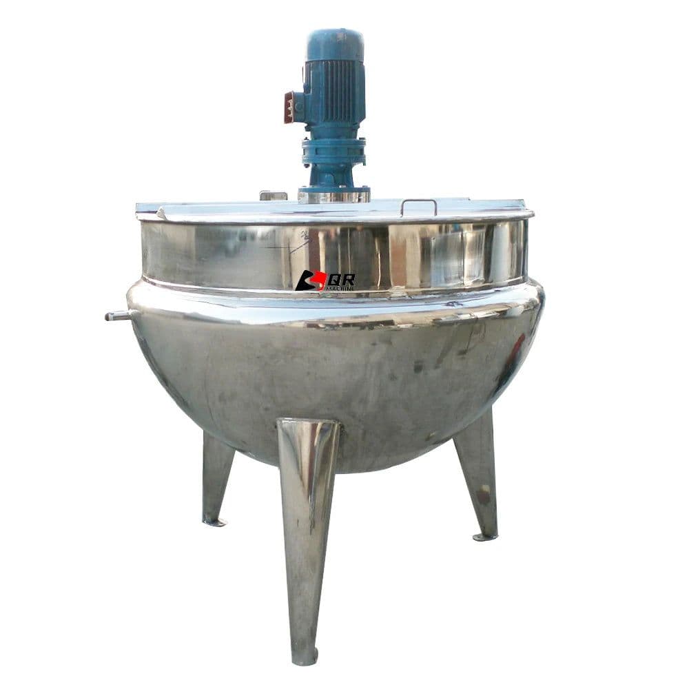 image-QR Industrial Jacketed Kettle Mixer 7000L