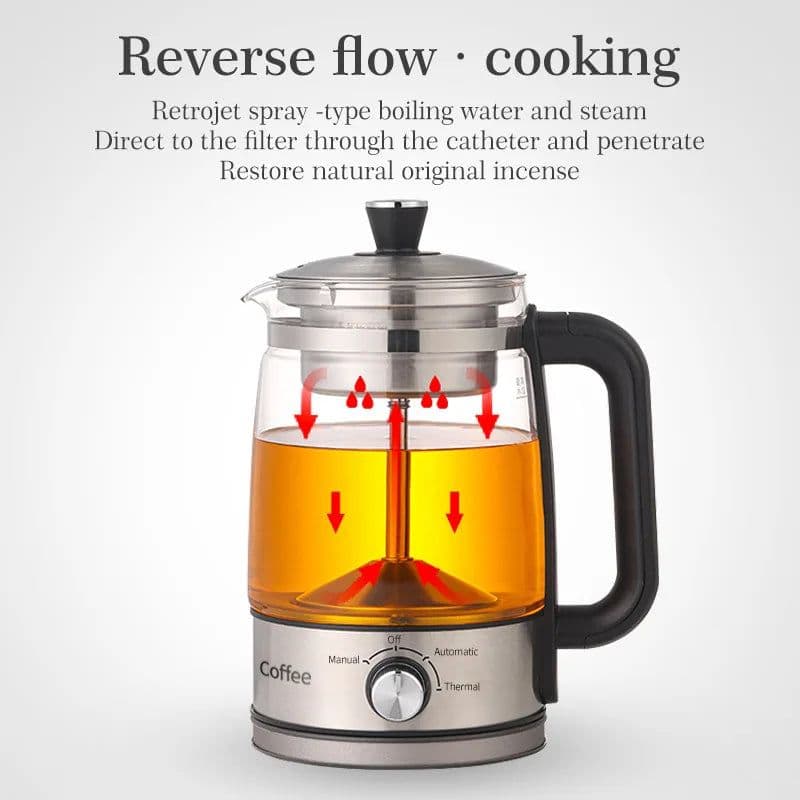 image-Huaqun Electric Kettle 1.3L Auto Shut-Off 600W