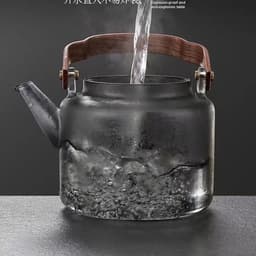 image-Glass Teapot High-Temperature Resistant Large Capacity