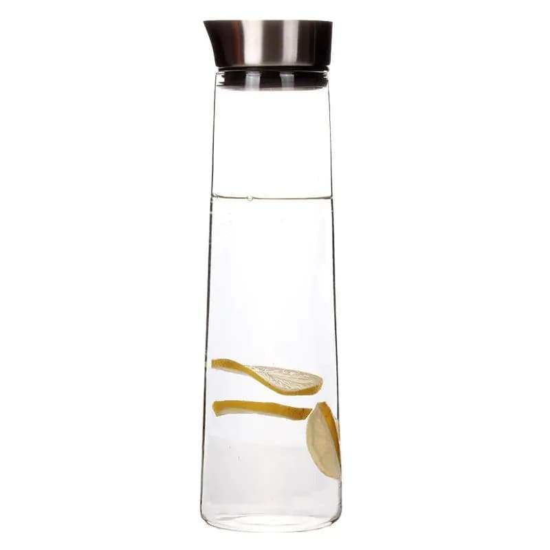 image-Hxglass 1.1L Heat-Proof Glass Kettle with Lid HLZ5218