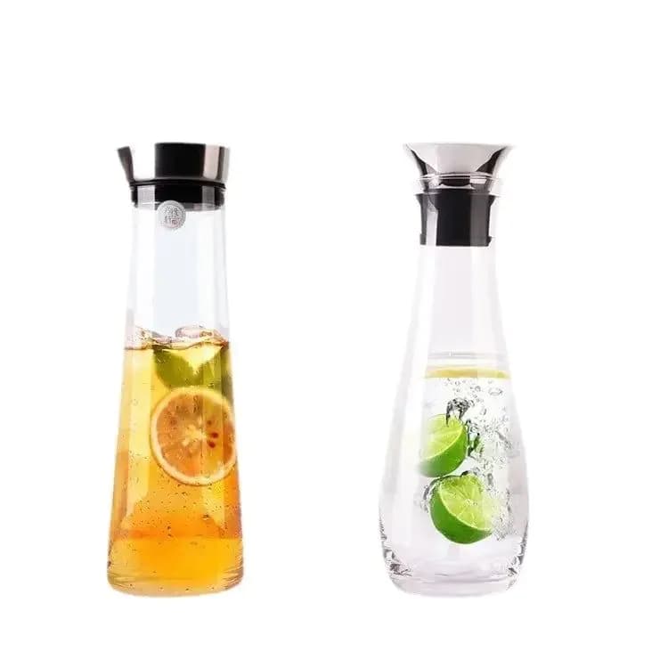 image-Hxglass 1.1L Heat-Proof Glass Kettle with Lid HLZ5218
