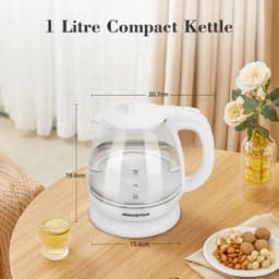 image-Aigostar Cordless Kettle Stainless Steel 1L 2200W