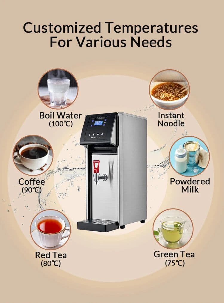 image-Hejiang 30L Electric Water Boiler Stainless Steel