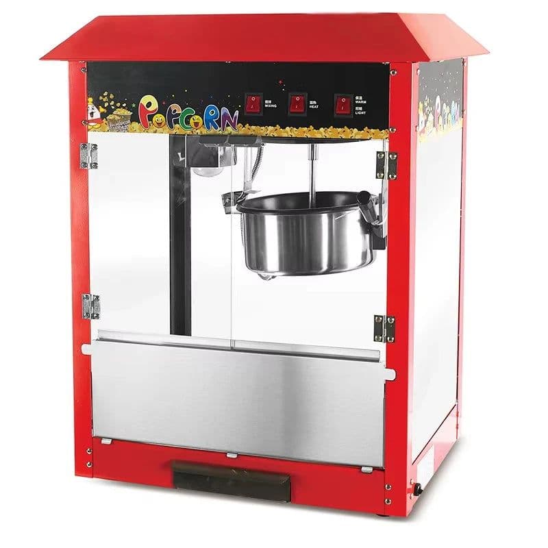 image-Lemco Popcorn Machine 8 Oz 1400W AK-802A