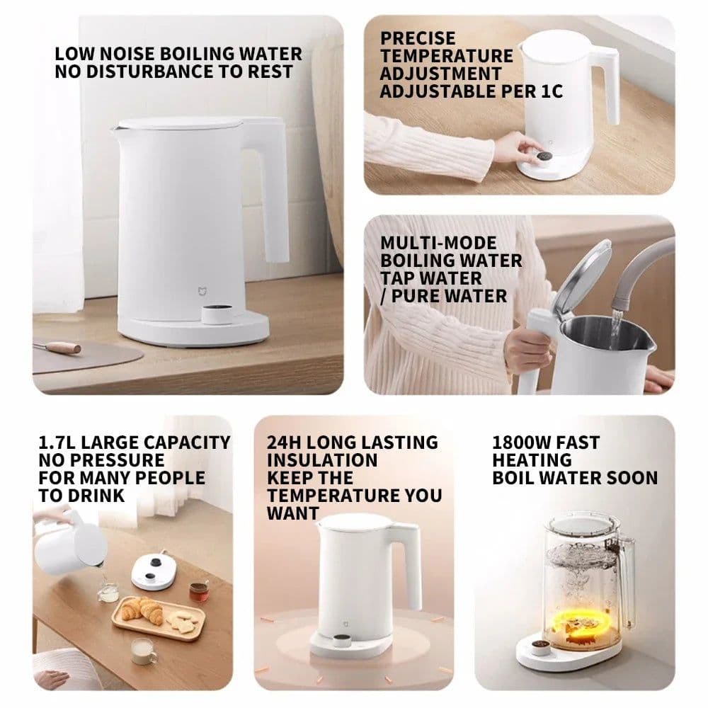 image-MIJIA Smart WiFi Electric Kettle 1.7L 1800W