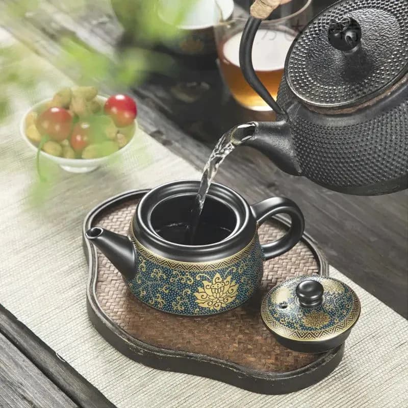 image-JSZY Purple Clay Teapot 250ml Chinese Traditional