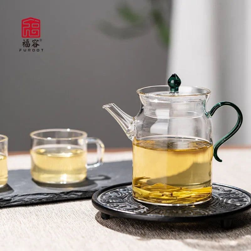 image-Furoo Heat-Resistant Borosilicate Glass Teapot 180ml