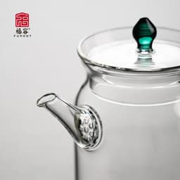 image-Furoo Heat-Resistant Borosilicate Glass Teapot 180ml