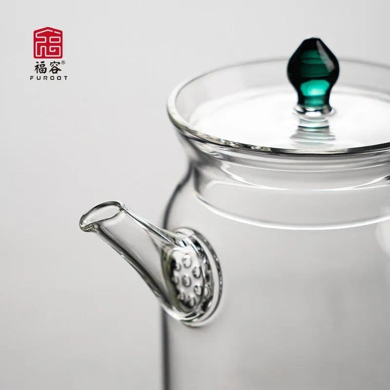 image-Furoo Heat-Resistant Borosilicate Glass Teapot 180ml