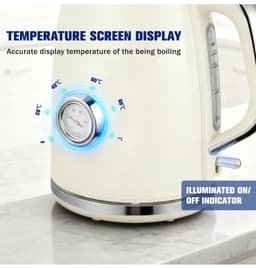 image-Cordless Electric Kettle 1.7L Stainless Steel KESS5402A