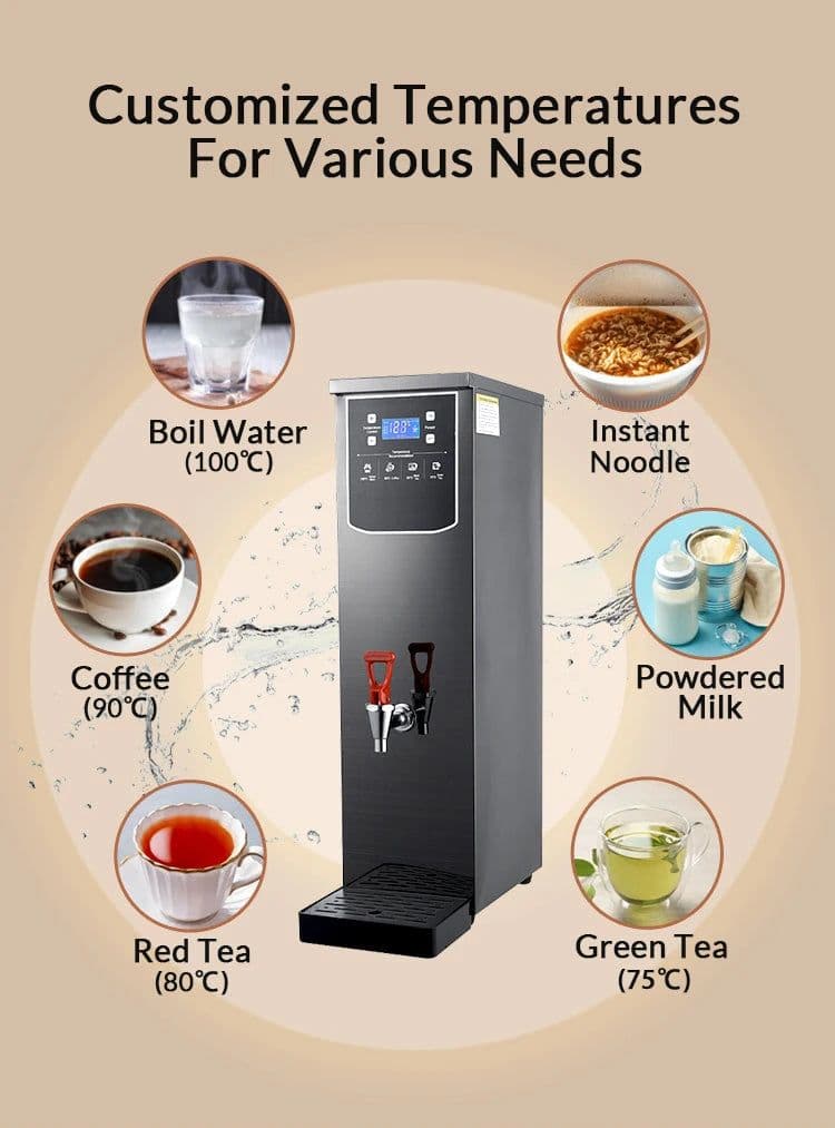 image-Hejiang 2500W 30L Commercial Electric Water Boiler