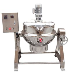 image-QR 500L-2000L Stainless Steel Gas Tilting Boiling Pan