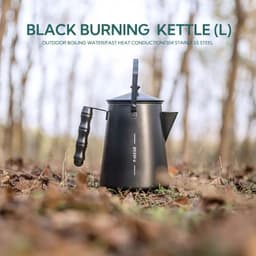 image-KingTone Camping Kettle Stainless Steel BKSW-6