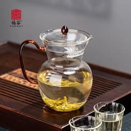 image-Furooet Glass Teapot 450ml with Handle and Lid