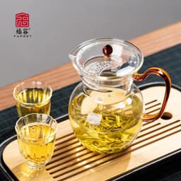 image-Furooet Glass Teapot 450ml with Handle and Lid