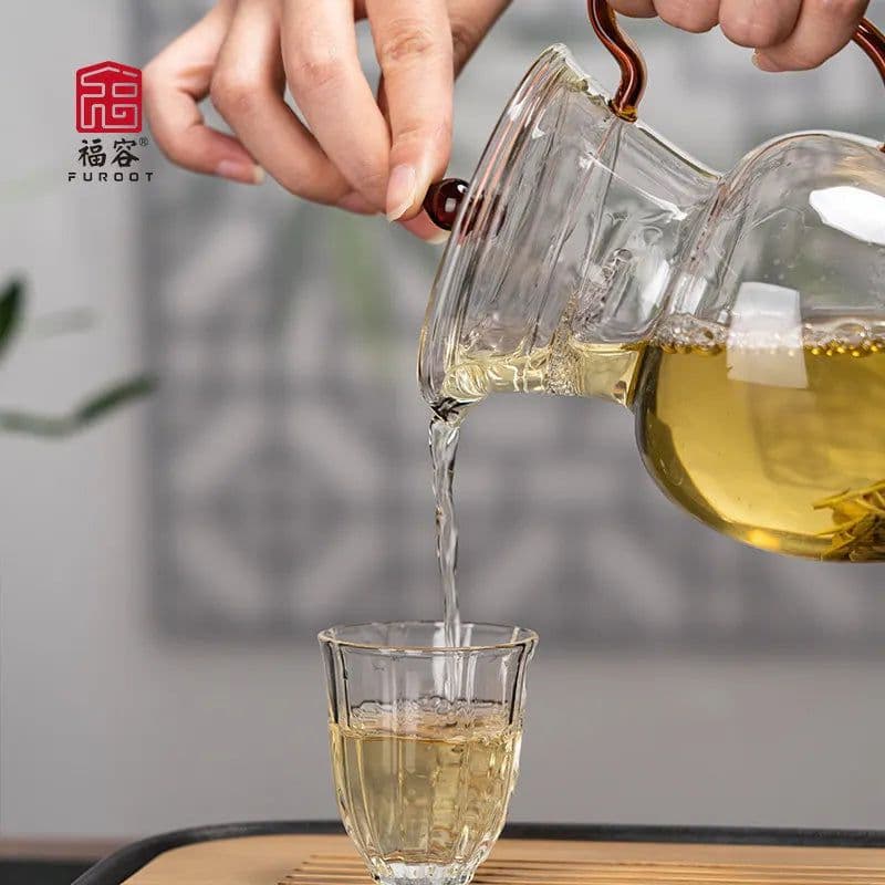 image-Furooet Glass Teapot 450ml with Handle and Lid