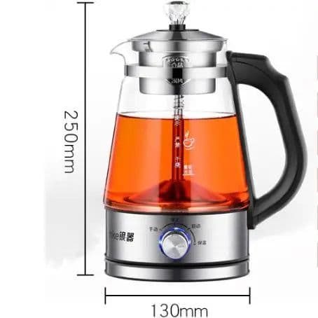 image-Glass Electric Kettle 1L 600W Auto Shutoff