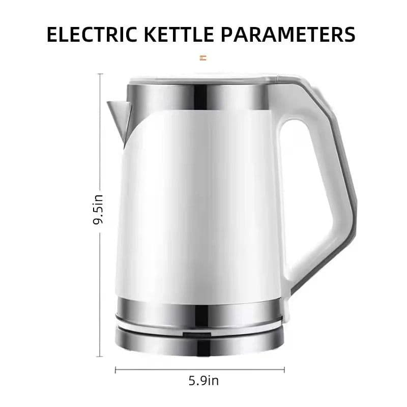 image-2L Stainless Steel Electric Kettle with 360° Base