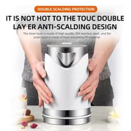 image-2L Stainless Steel Electric Kettle with 360° Base