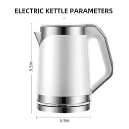 image-2L Stainless Steel Electric Kettle with 360° Base