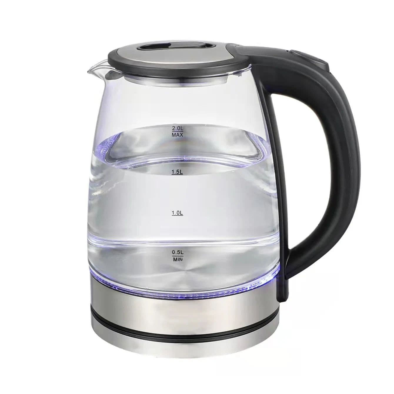 image-2L Stainless Steel Electric Kettle with 360° Base