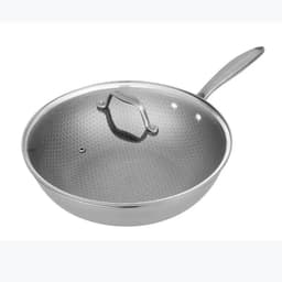 image-Lennon 304 Stainless Steel 3-Piece Cookware Set with Wok