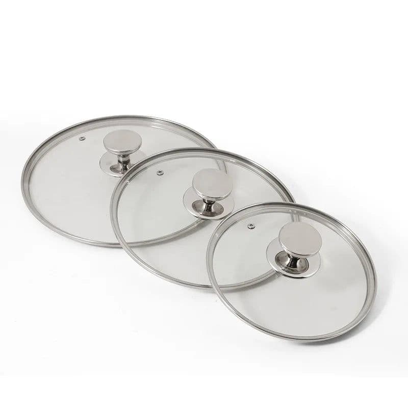 image-Gcook 304 Stainless Steel Frying Pan Set, 6-Piece