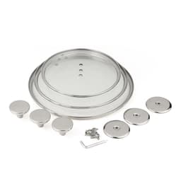image-Gcook 304 Stainless Steel Frying Pan Set, 6-Piece