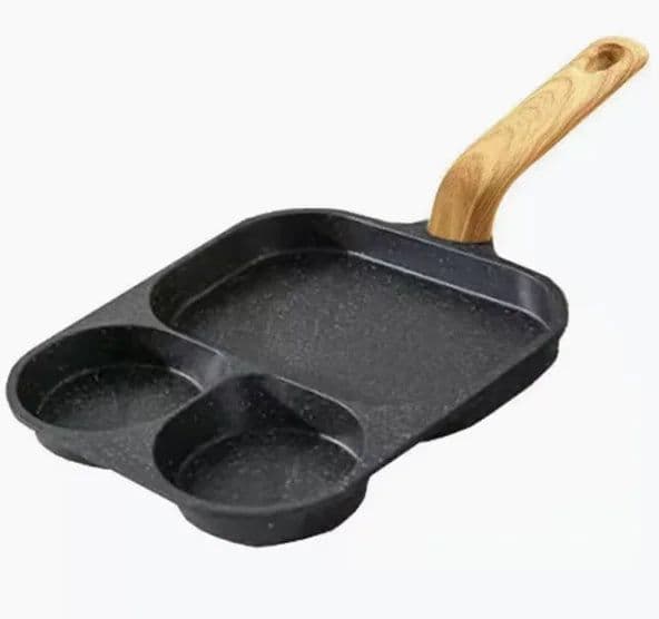 image-Medical Stone 3-In-1 Nonstick Frying Pan, Square, HK-HYR-2503-35