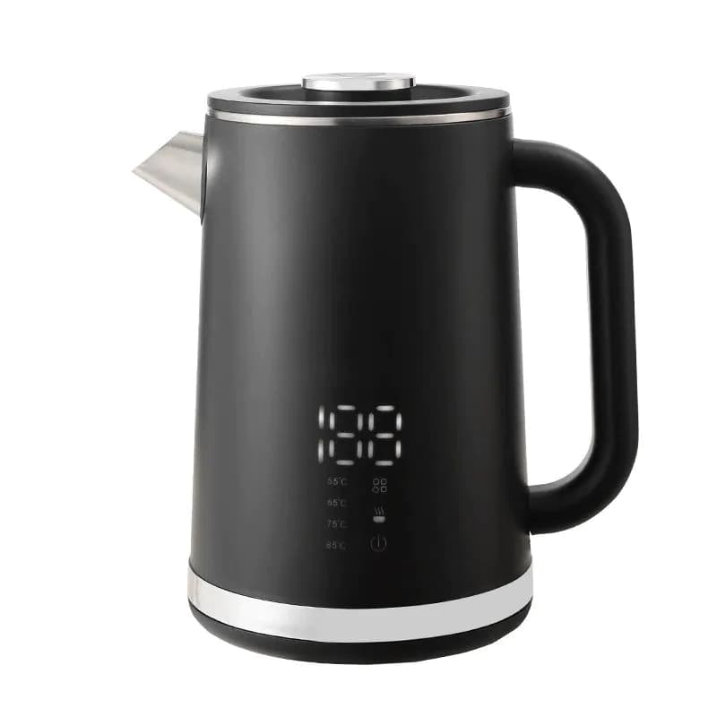image-YLPQ 1.7L Electric Kettle, Stainless Steel, Keep Warm