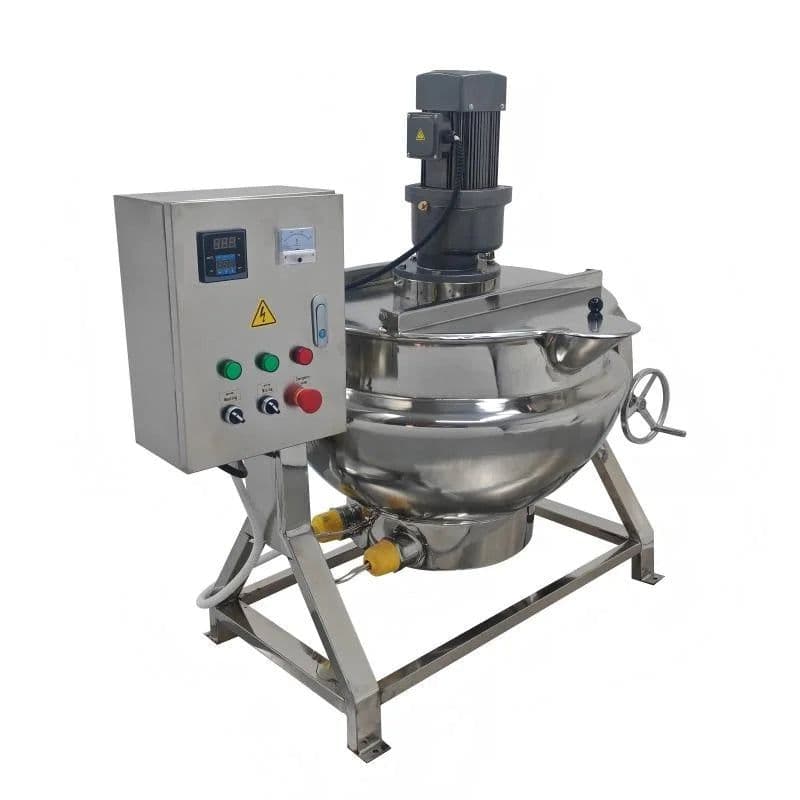 image-DENOR Automatic Jacketed Kettle with Tilting Stirrer