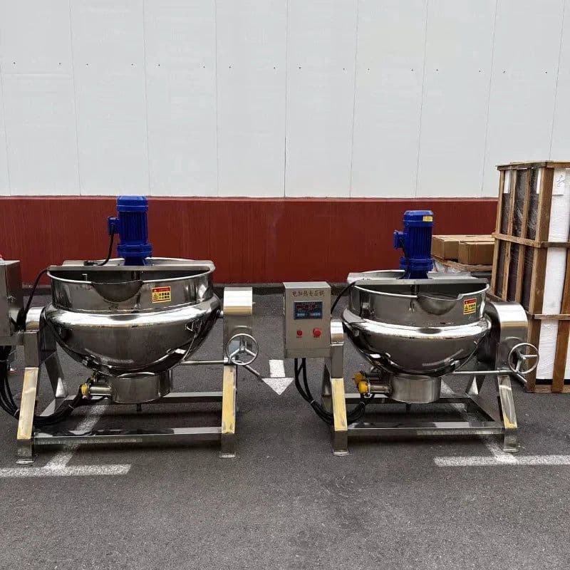 image-DENOR Automatic Jacketed Kettle with Tilting Stirrer