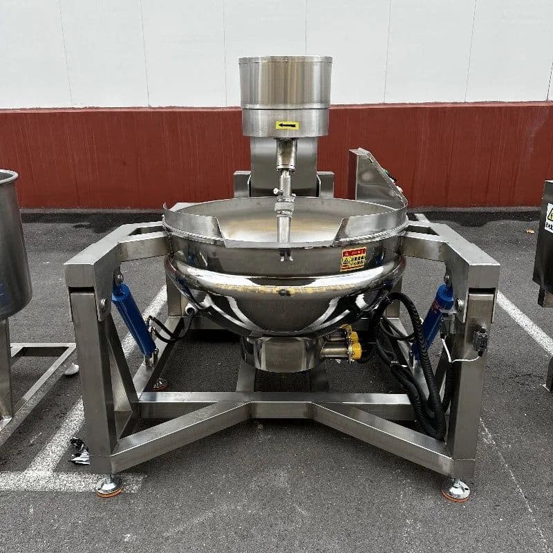 image-DENOR Automatic Jacketed Kettle with Tilting Stirrer
