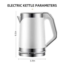 image-Cordless Electric Kettle 2L Double-Layer Stainless Steel 110V