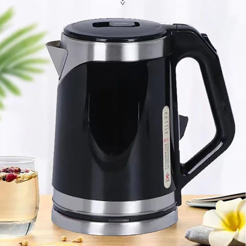 image-Cordless Electric Kettle 2L Double-Layer Stainless Steel 110V