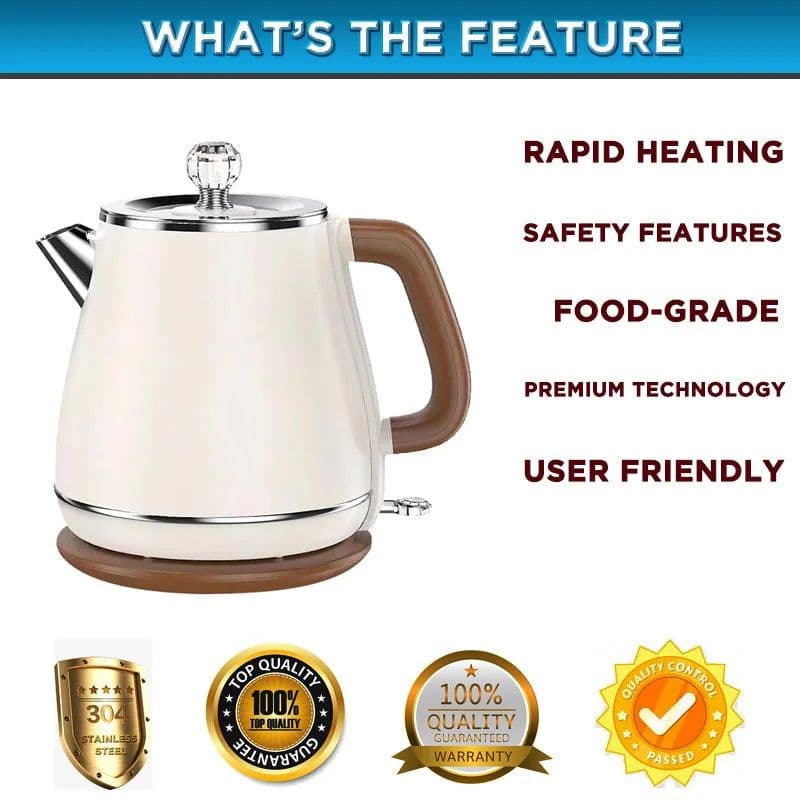 image-Boiler Water Heater 1.8L Stainless Steel Electric Kettle K006