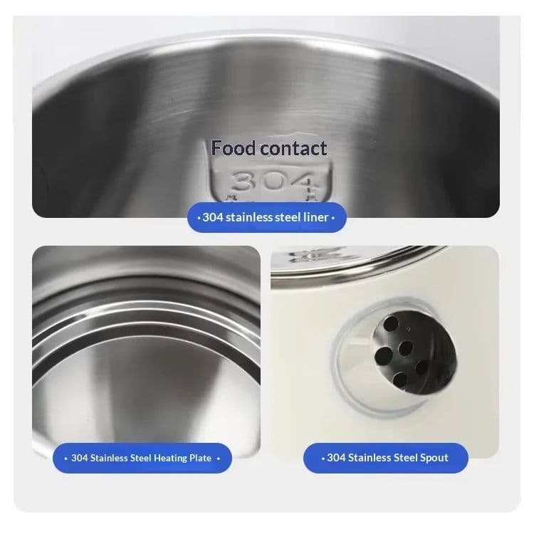 image-Boiler Water Heater 1.8L Stainless Steel Electric Kettle K006