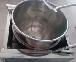 image-JX Tiltable Jacketed Kettle with Mixer 50L